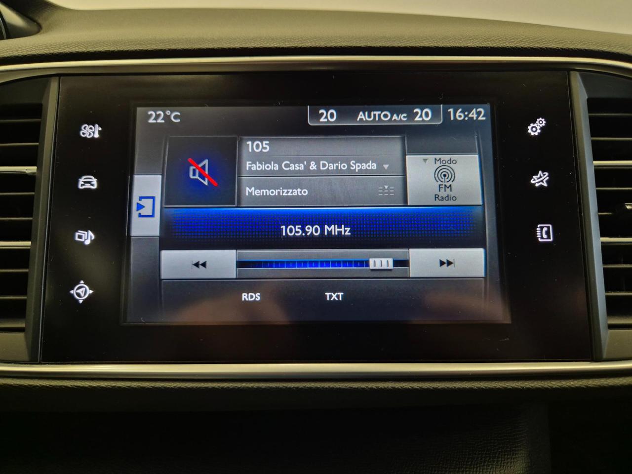 Peugeot 308 SW 1.6 bluehdi Active s&s 120cv - UNIPROPRIETARIO - NEOPATENTATI - Sens. Park - Clima