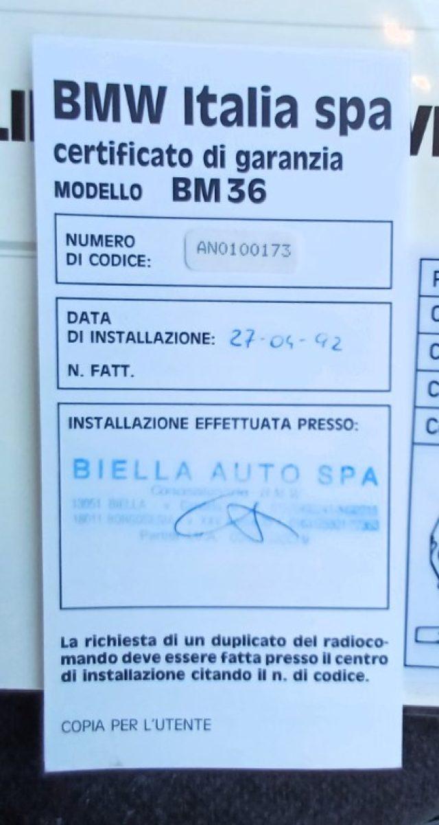 BMW 318 i cat UNIPRO GPL CLIMA