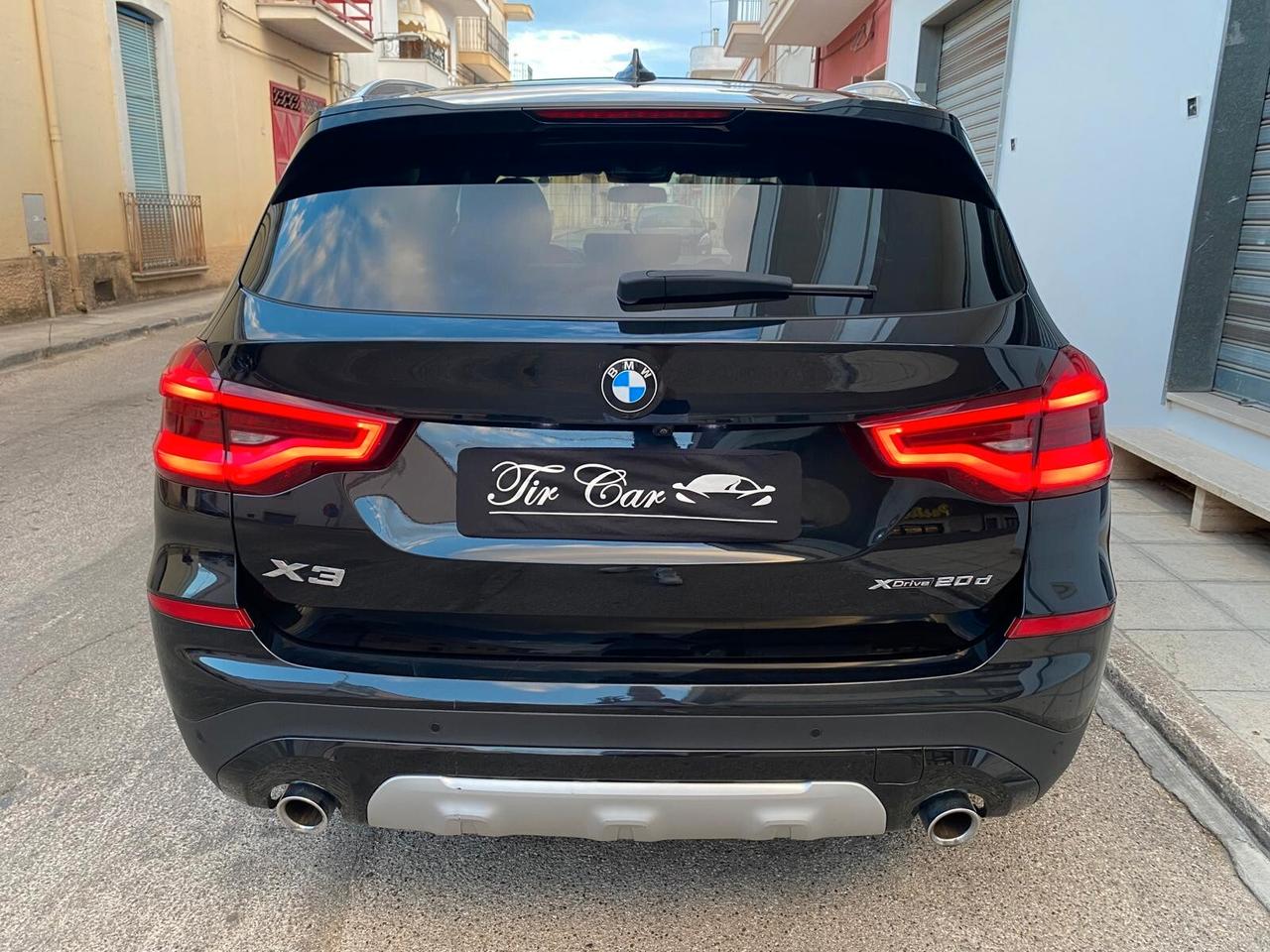 BMW X3 20D X-DRIVE X-LINE MHEV 48V 190CV TETTO PELLE CAM ANNO 2021