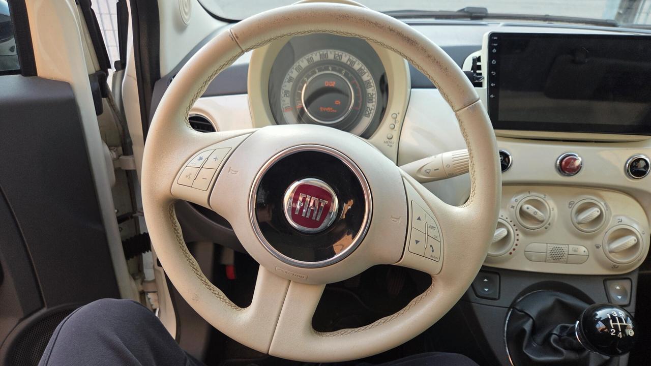 Fiat 500 1.2 GQ interni pelle