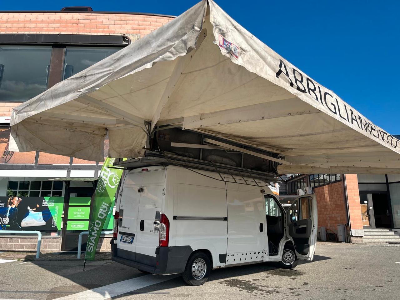 Peugeot Boxer 330 Furgone Mercato Tenda Elettrica