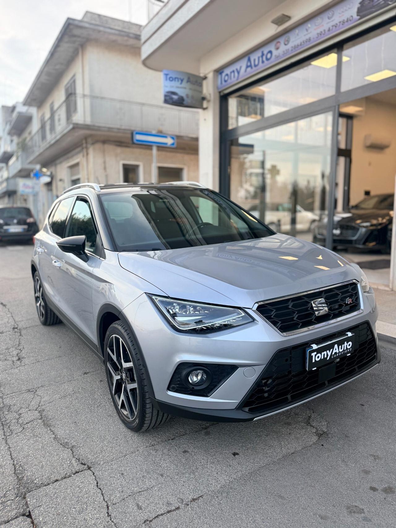 Seat Arona 1.0 TGI FR BENZINA/METANO DI SERIE, CON APPLE CARPLAY,ANDROID AUTO,TELECAMERA,NAVI,FULL LED