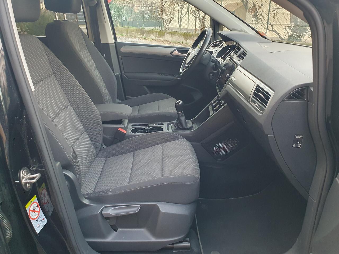 Volkswagen Touran 7posti 1.6 tdi 115cv executive euro 6b