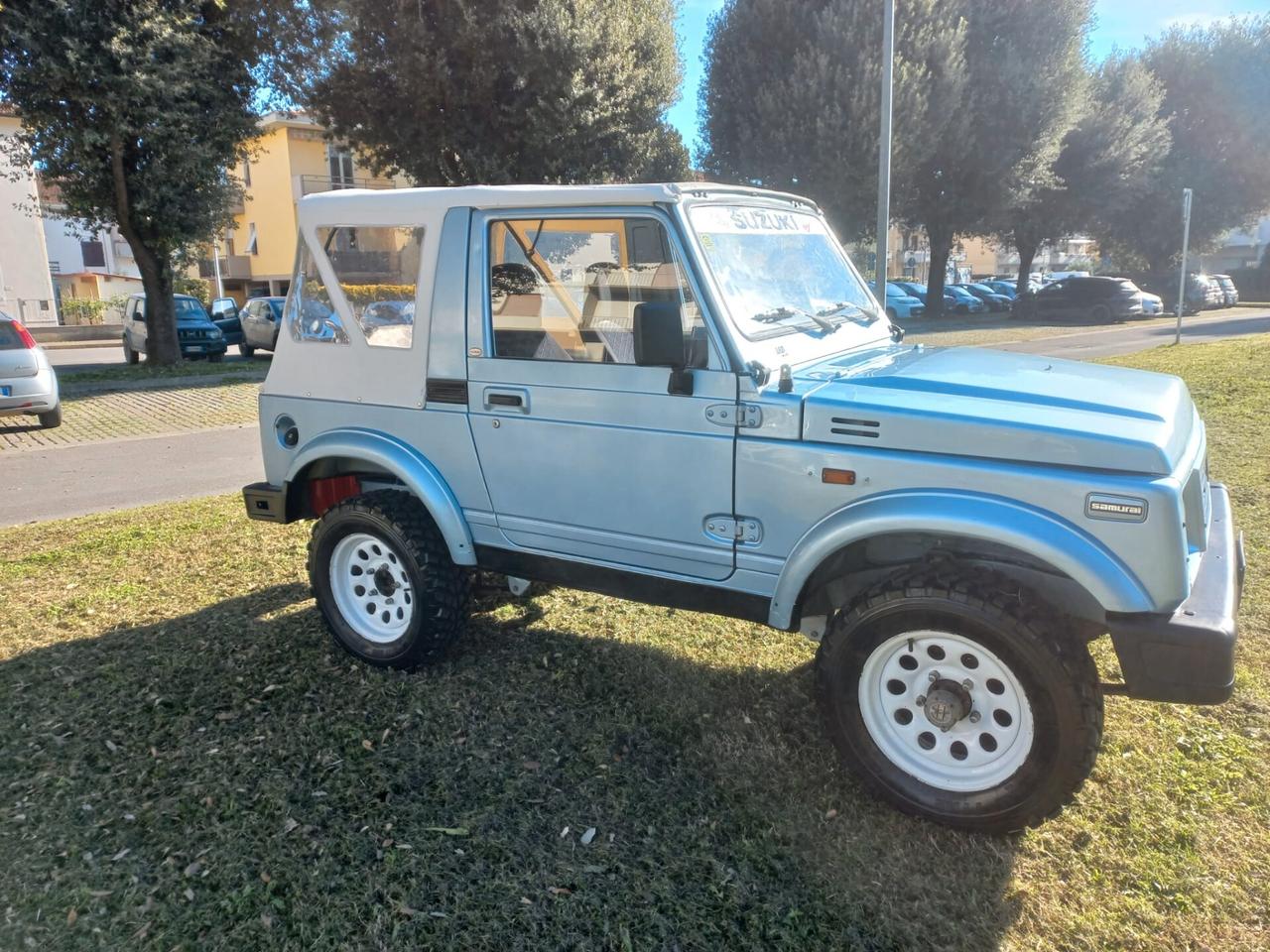 Suzuki SJ Samurai SJ413 Cabriolet storica gancio traino