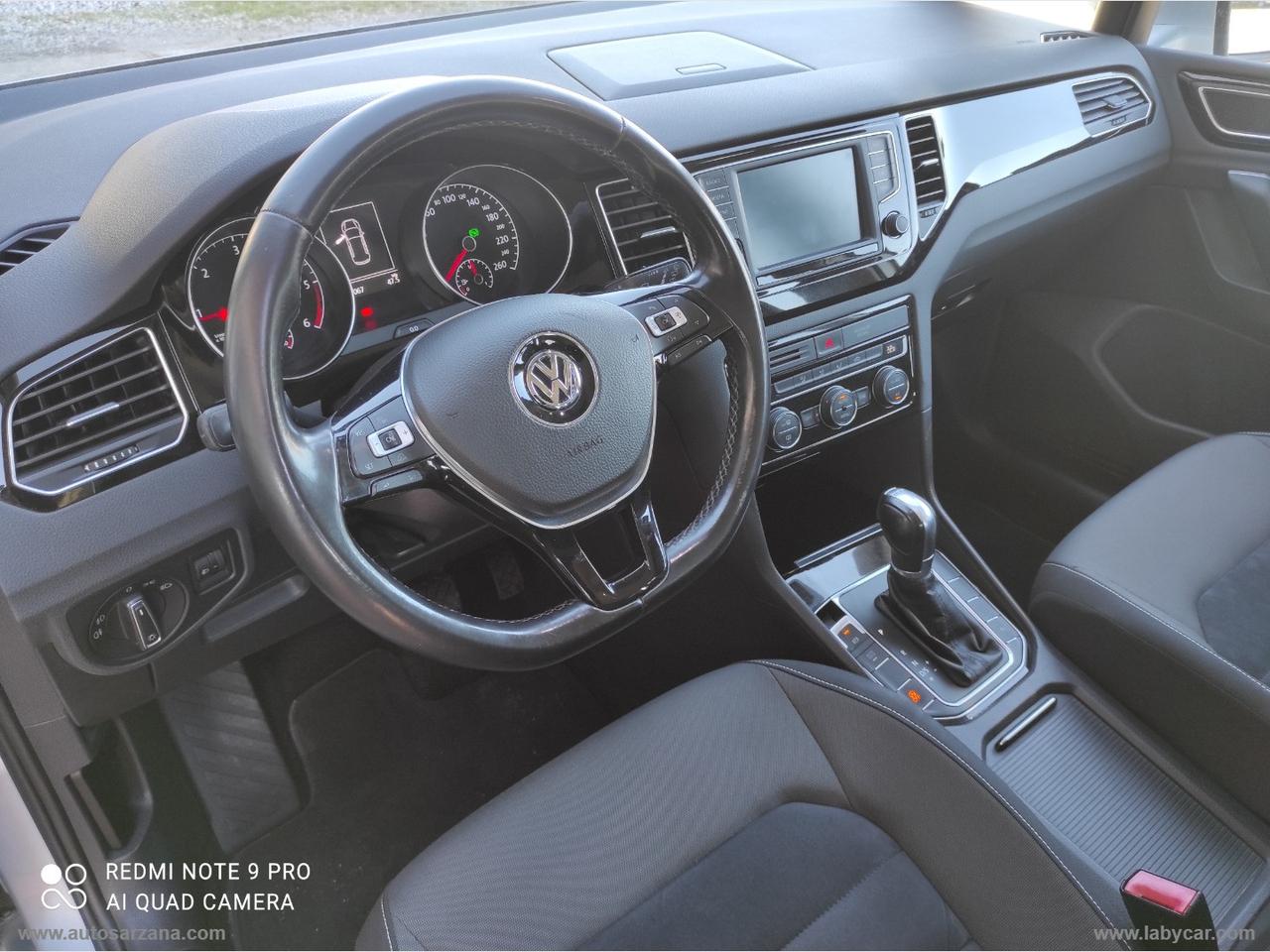 VOLKSWAGEN Golf Sportsvan 1.6TDI110DSGExec 4FreeBMT 3 ANNI GARANZIA -- 15GG SODDISFATTI O RIMBORSATI