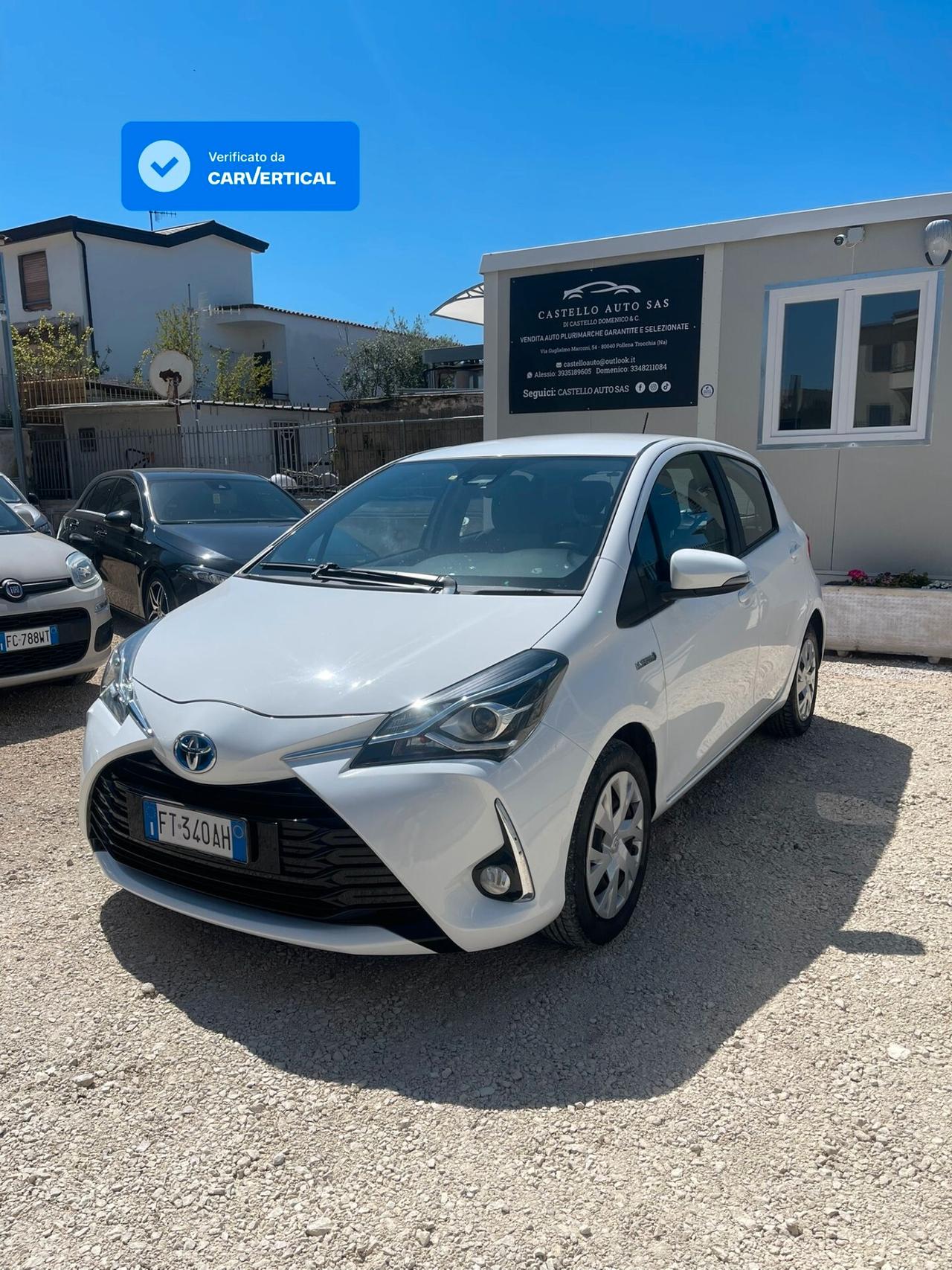 Toyota Yaris 1.5cc 73cv Hybrid Automatica 5 porte Active