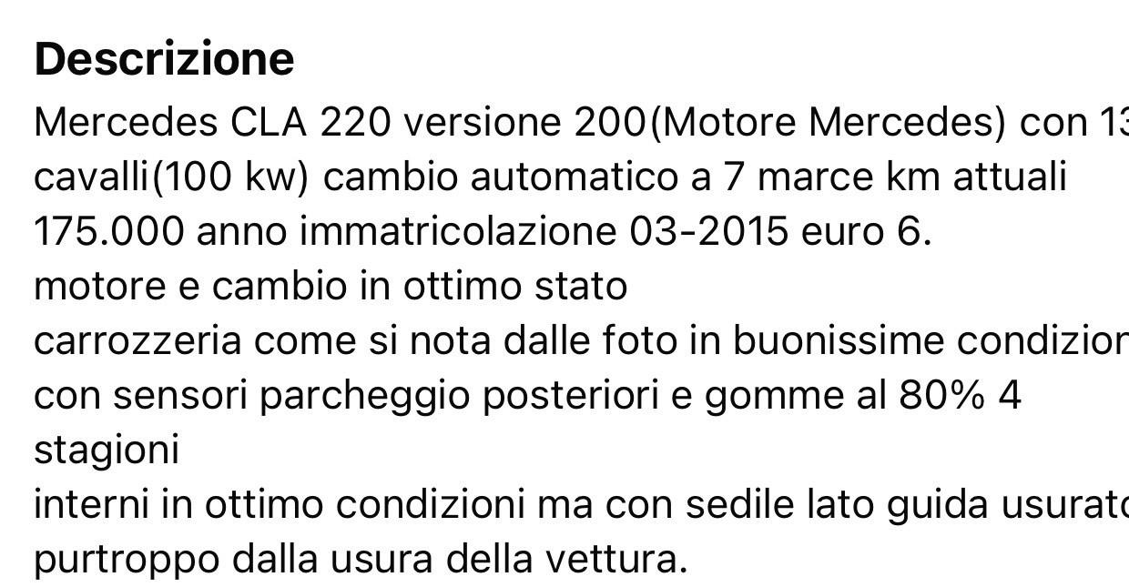 Mercedes-benz CLA 200 220 d S.W AUTOMATIC PREMIUM DARK NIGHT