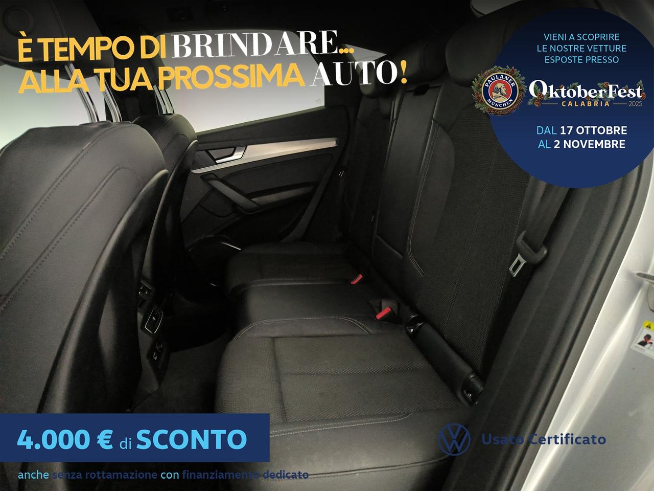 Audi Q5 sportback 40 2.0 tdi mhev 12v s line plus quattro s-tronic