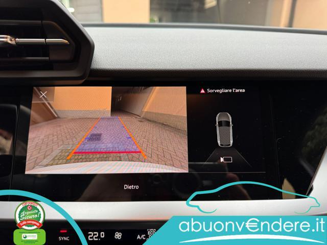 AUDI A3 SPB 35 TFSI Identity Black KM ZERO