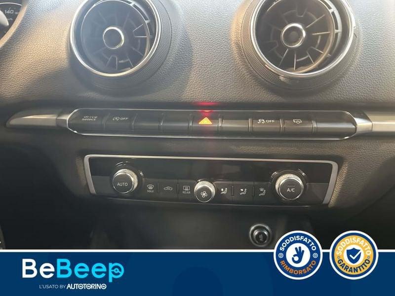 Audi A3 SPORTBACK 30 1.6 TDI BUSINESS 116CV S-TRONIC