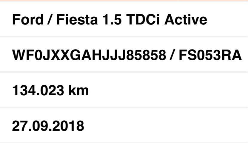 Ford Fiesta ACTIVE BICOLORE 1.5 TDCI