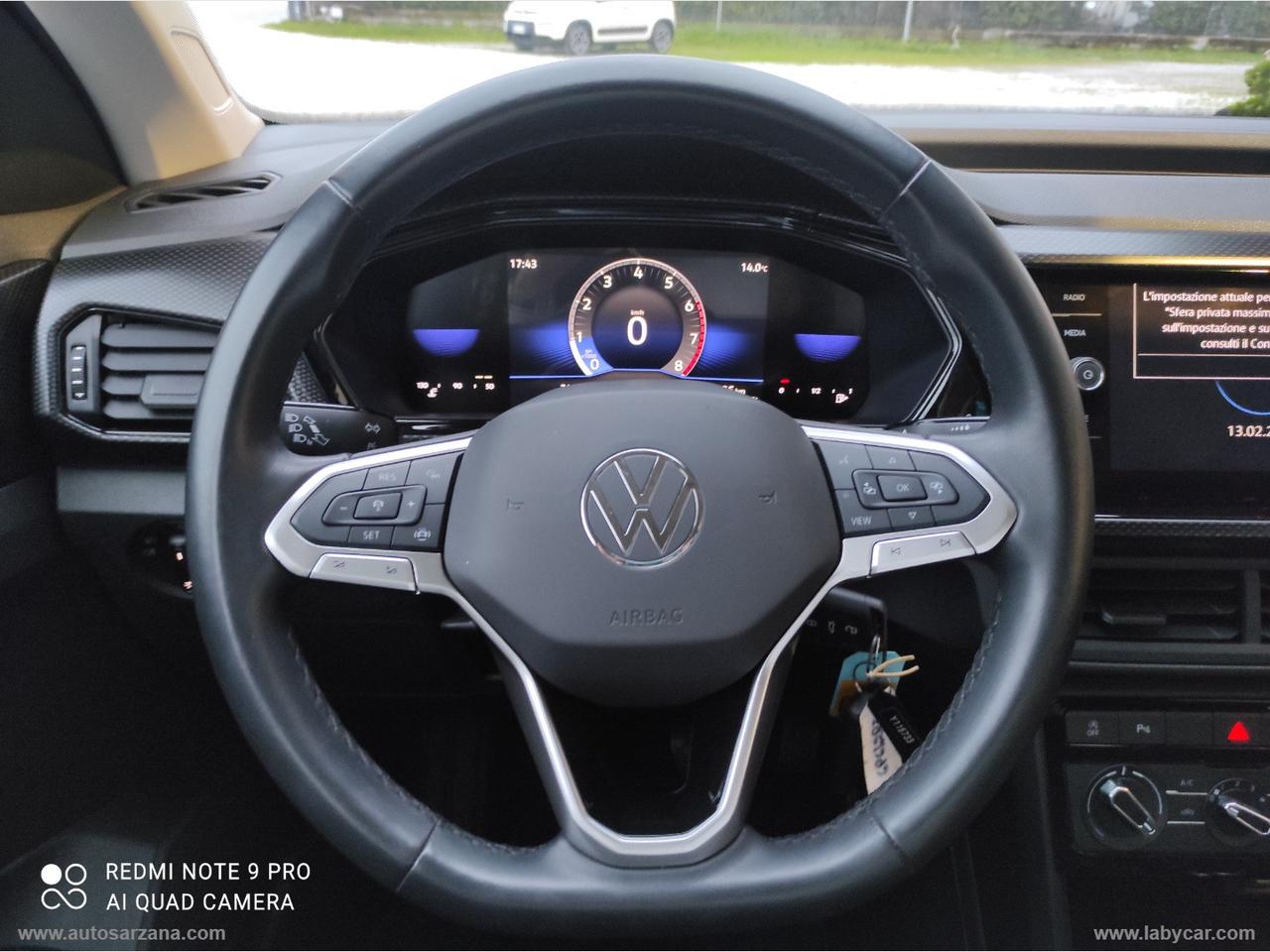 VOLKSWAGEN T-Cross 1.0 TSI Style BMT GARANZIA FABBRICA FINO AL 2027