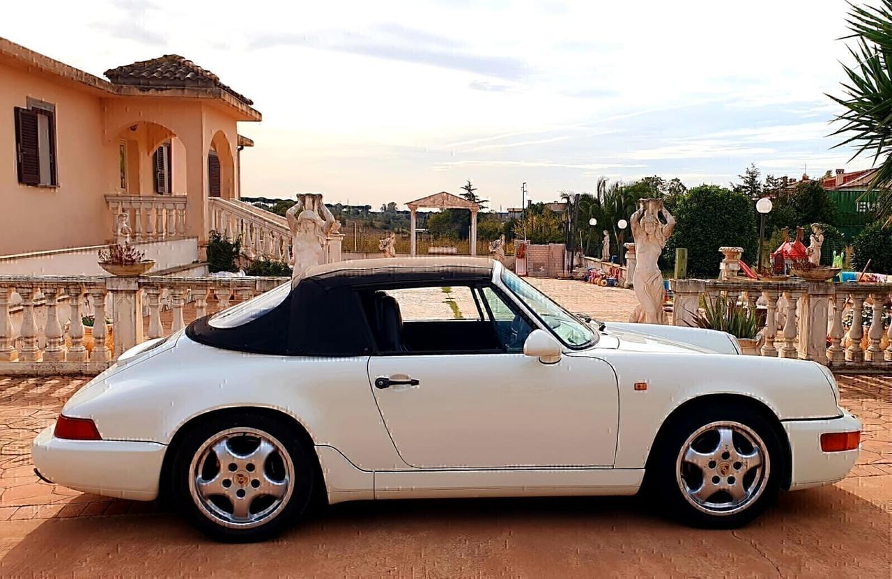 Porsche 964 911 Carrera 2 Cabriolet ASI targa ROMA