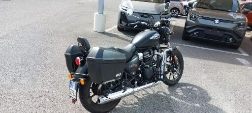 Royal Enfield Meteor borse e paramotore