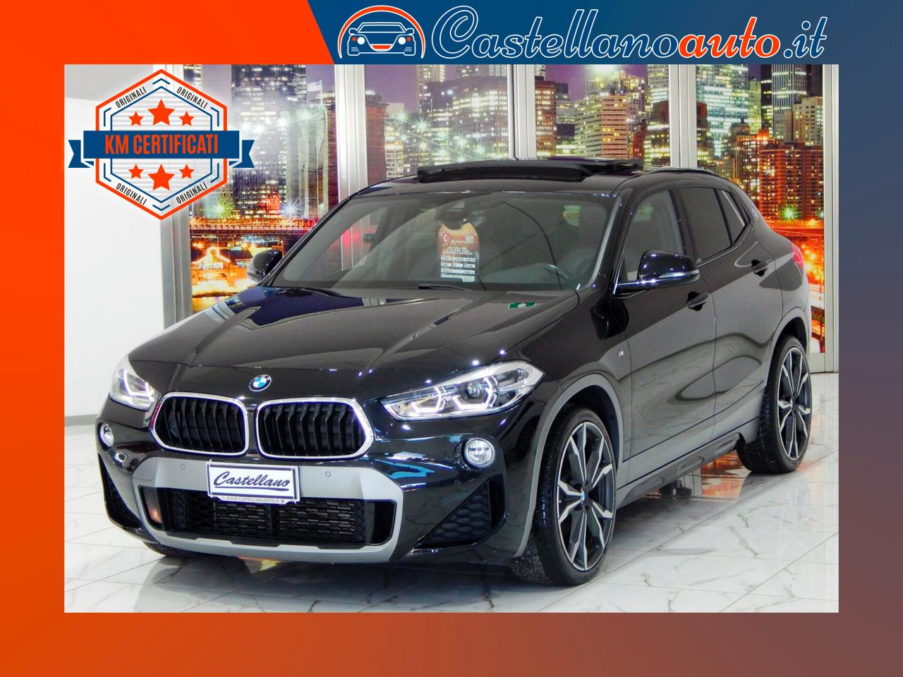 BMW X2 xdrive20d Msport X Aut. TETTO-NAVI-PELLE-PARK-LED
