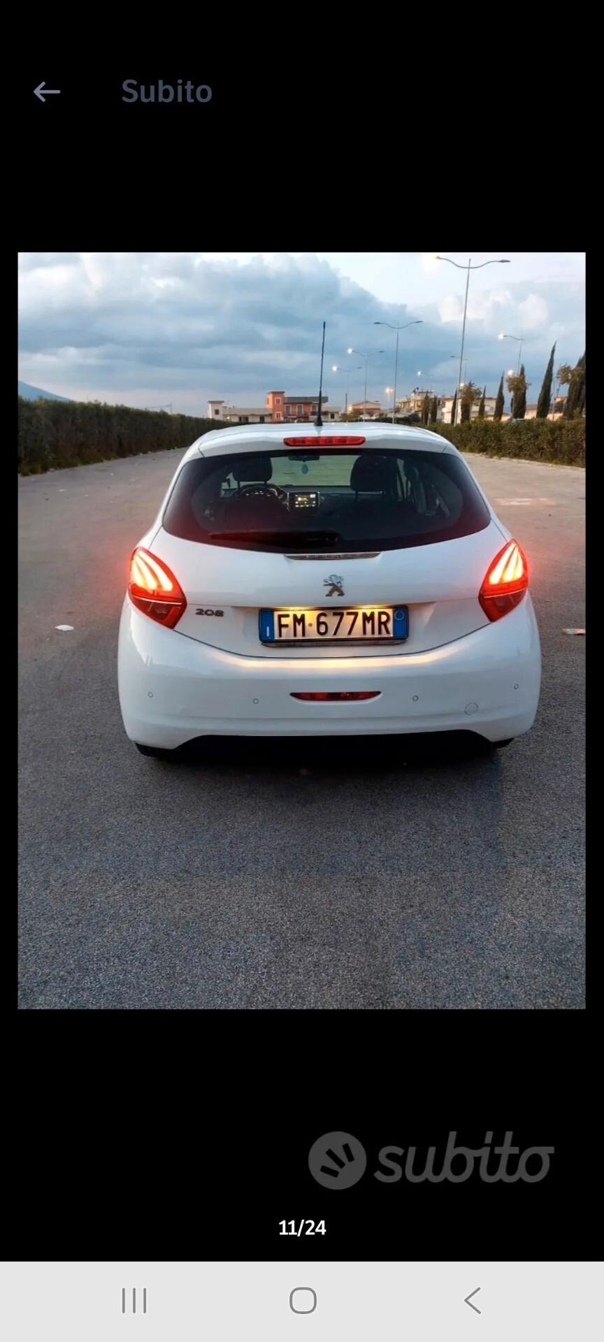 Peugeot 208 1.6 diesel 87 mila km anno 2018