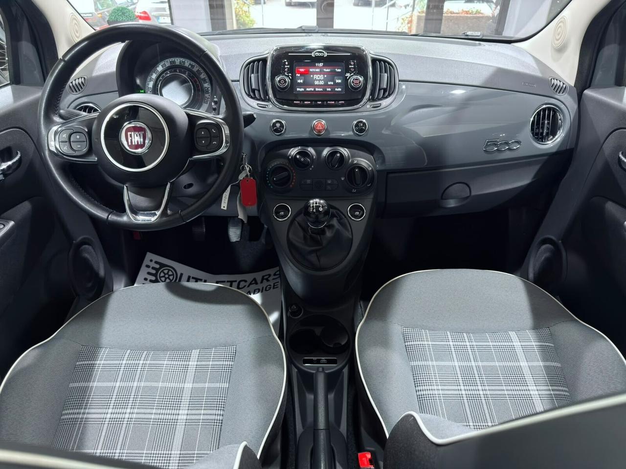 FIAT 500 1.2 69CV TETTO PANORAMICO - NEOPATENTATI