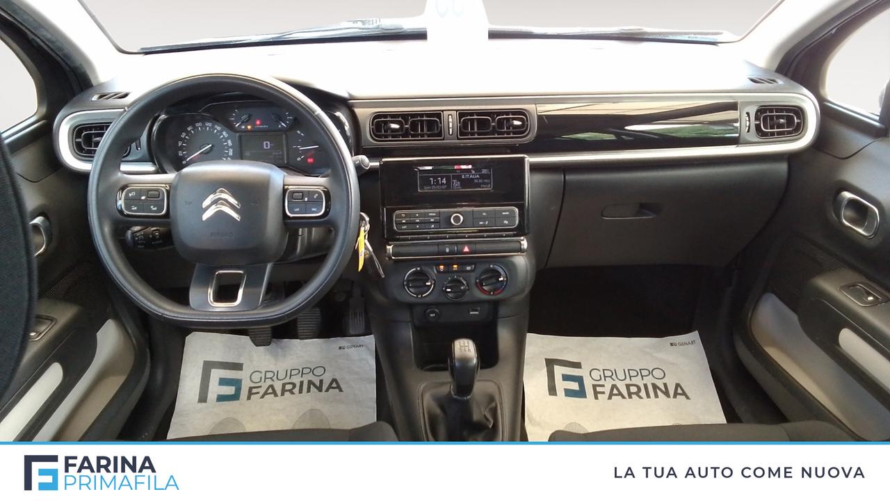 CITROEN C3 III 2017 - C3 1.2 puretech Feel s&s 83cv neopatentati my18