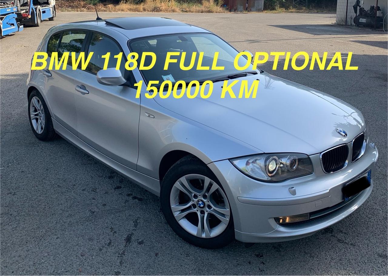 Bmw 118 120d cat 5 porte Futura DPF