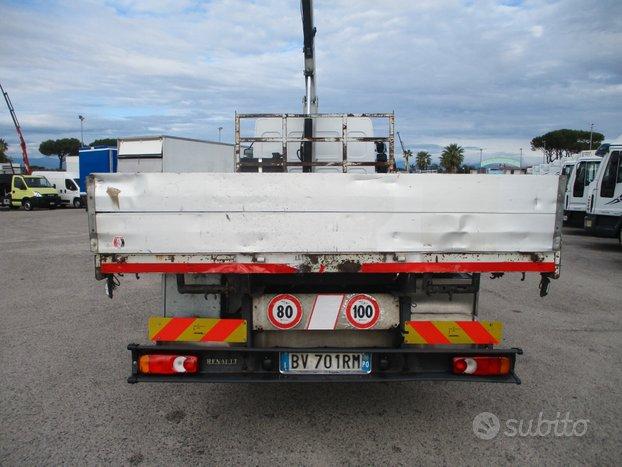 Renault MIDLUM 120/21 GRU PM 8523 4 PIEDI CASSONE