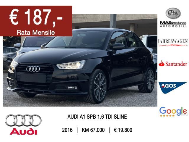 AUDI A1 Sportback 1.6 TDI 116 CV Sport