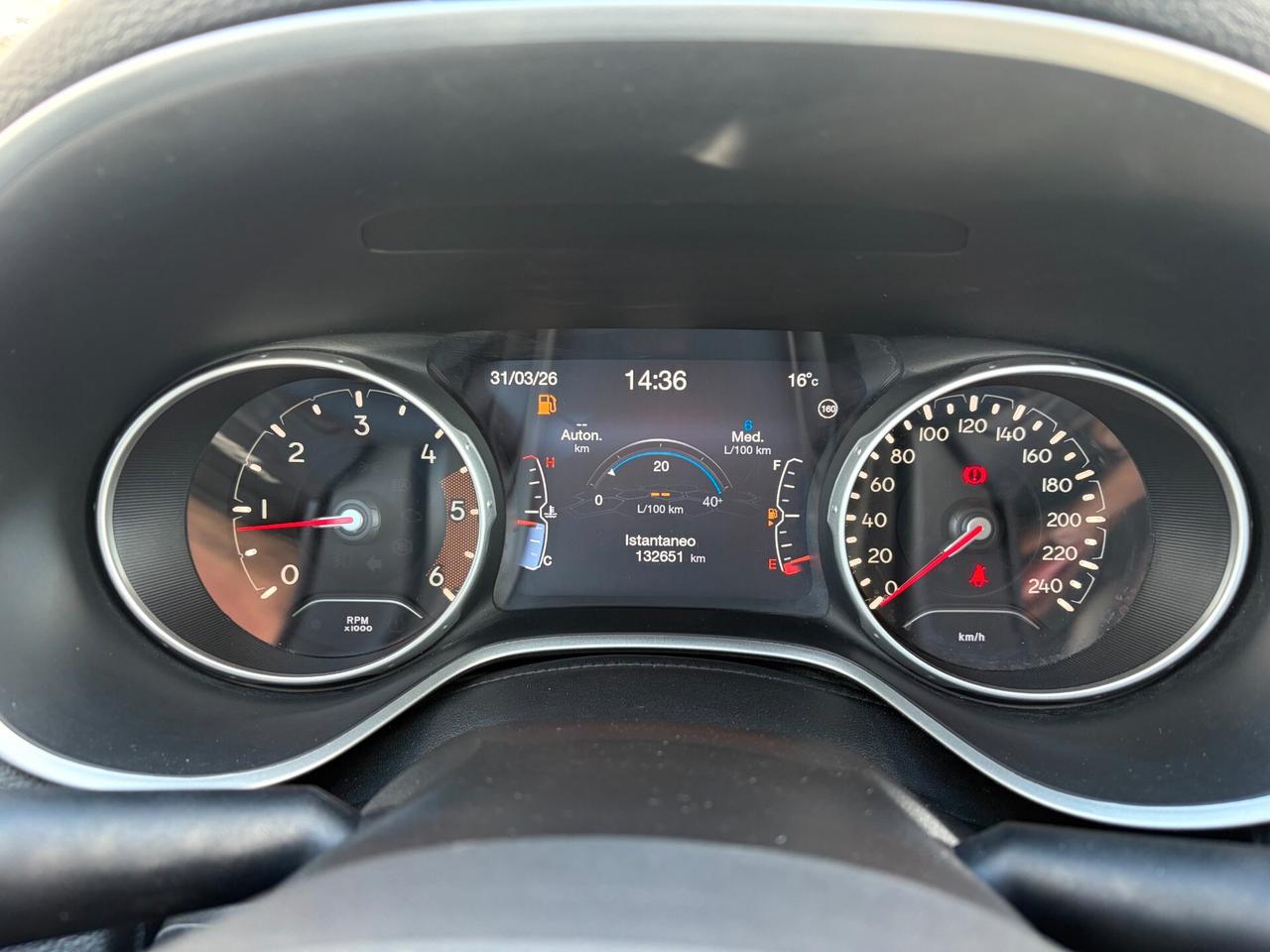 JEEP COMPASS LIMITED 1.6 MJT 120CV ANNO 2017 131.000 KM GARANTITA