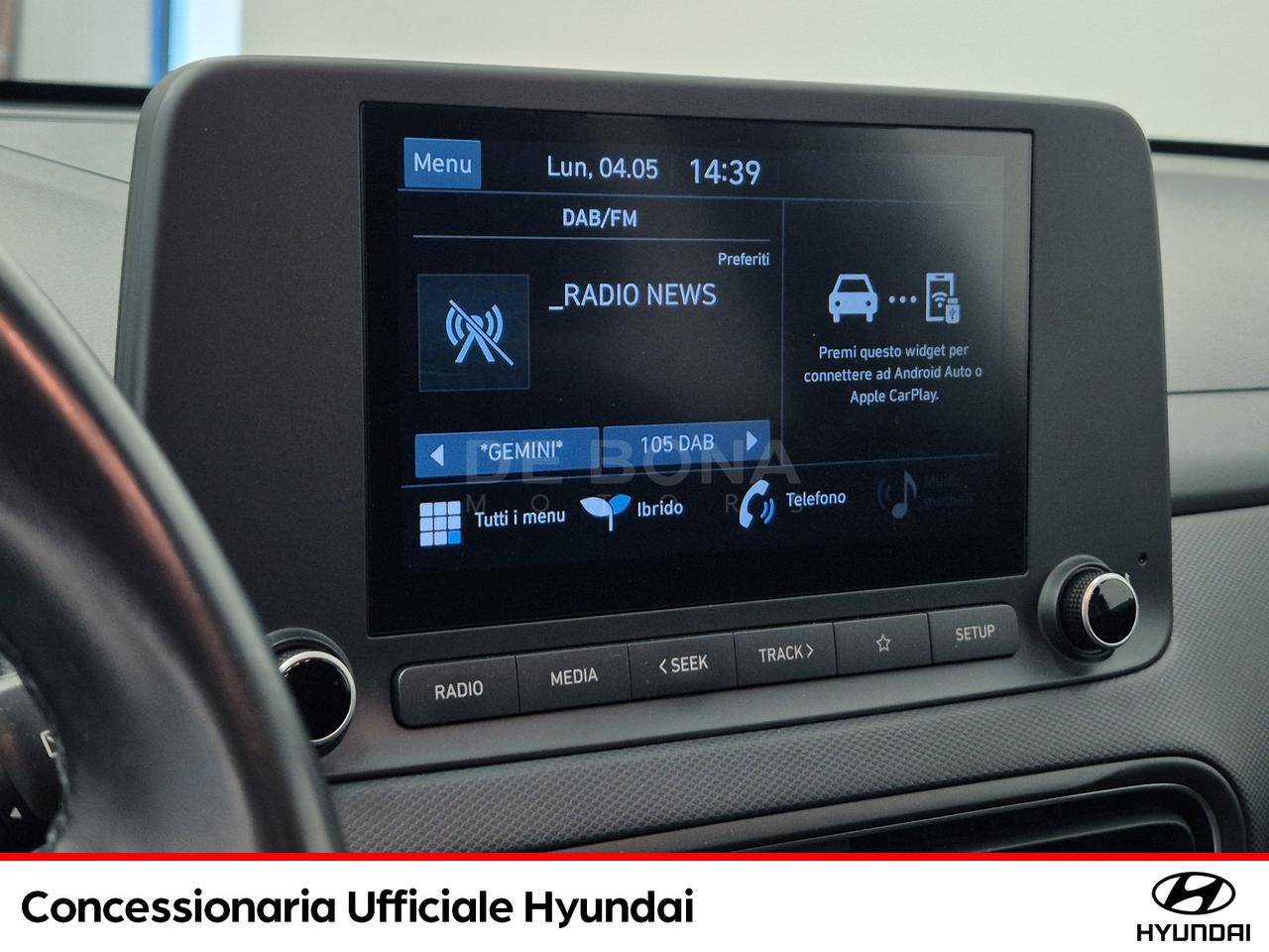 Hyundai Kona 1.6 gdi hev xline safety pack 2wd 141cv dct