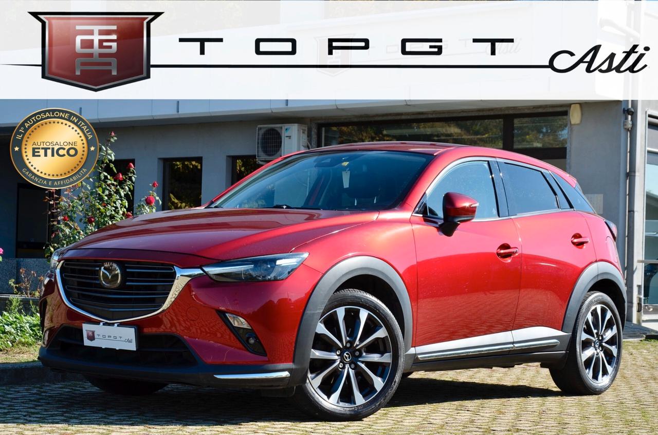 MAZDA CX-3 2.0 EXCEED AWD 150cv, UNICOPROPRIETARIO, EURO 6D, FARI FULL LED, RETROCAMERA, PERMUTE