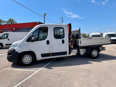 FIAT DUCATO MAXI 35 doppia cabina 7 Posti - CASSONE FISSO E GRU Fassi