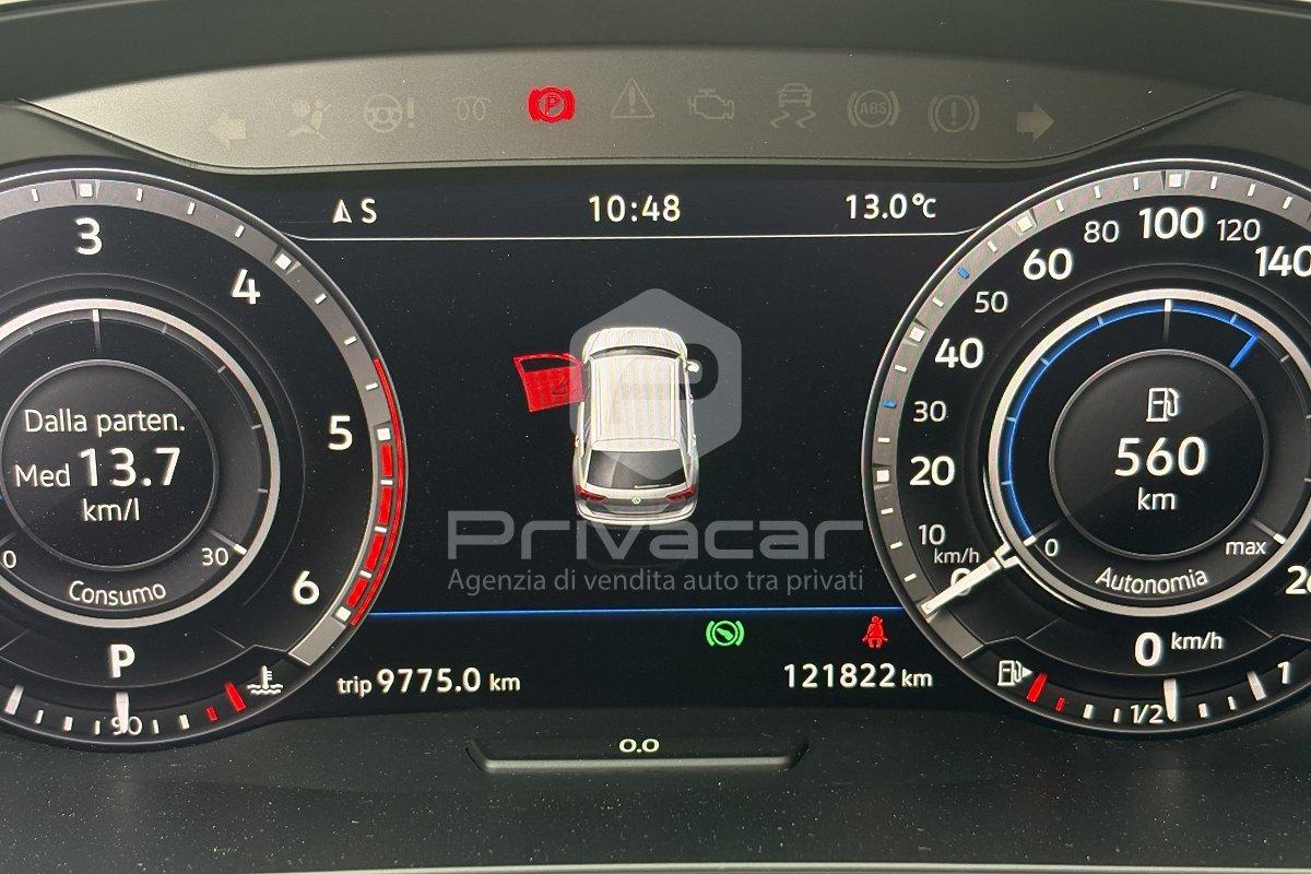 VOLKSWAGEN Tiguan 2.0 TDI 190 CV SCR DSG 4MOTION Advanced BMT