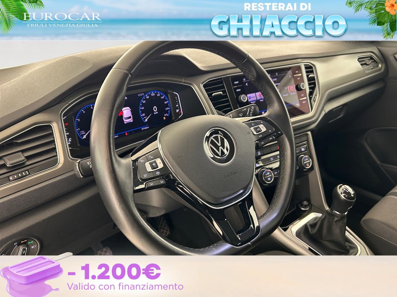 Volkswagen T-Roc 1.0 tsi style 110cv