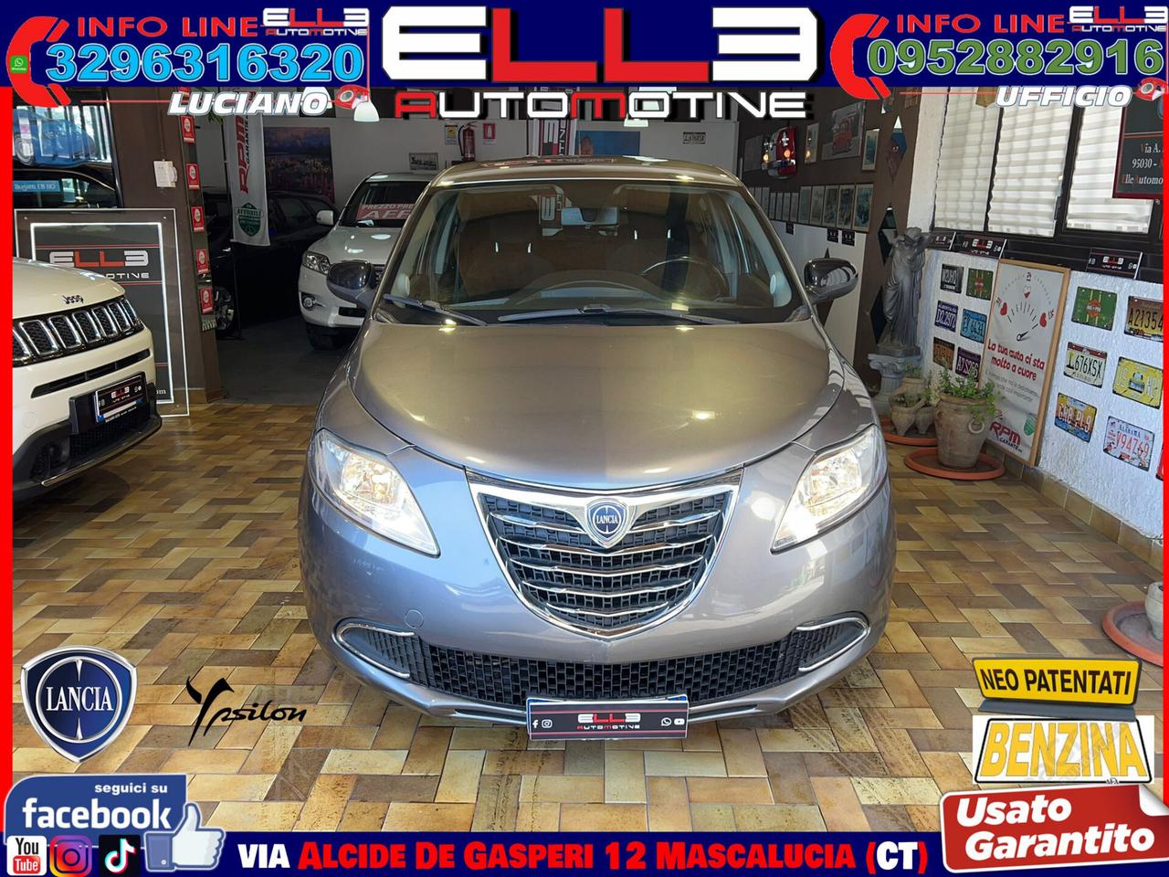 Lancia Ypsilon 1.2 69 CV 5 porte NEOPATENTATO