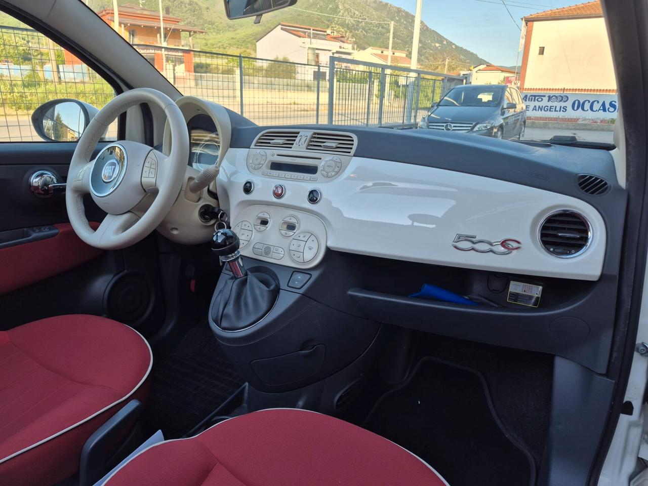 Fiat 500 C 1.2 FIRE *** CABRIOLET *** CAPOTTE ROSSA - CABRIO