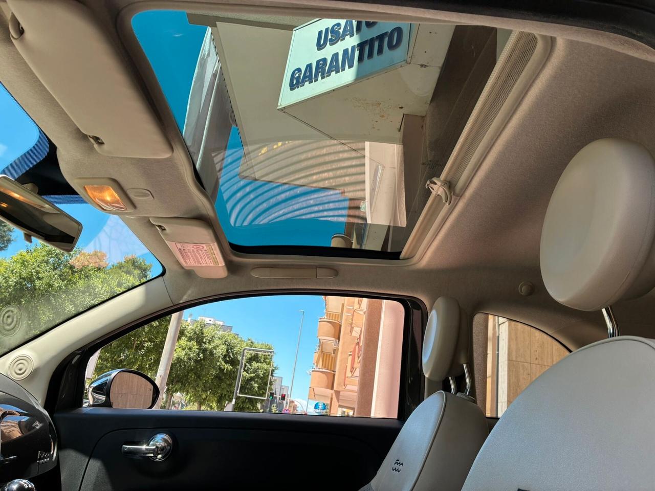 Fiat 500 1.2 Lounge tetto panoramico perfetta-14