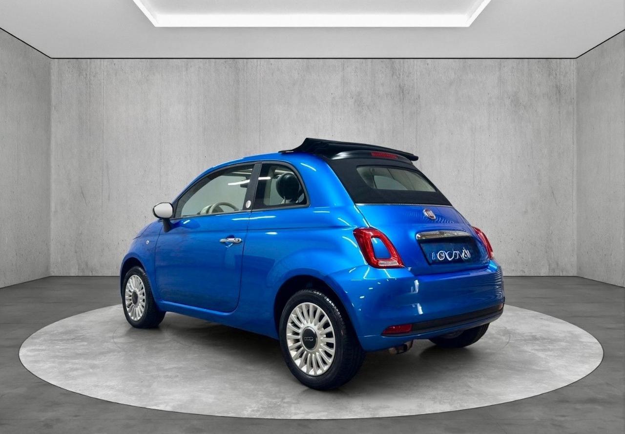Fiat 500 C 1.2 Lounge blue metallic