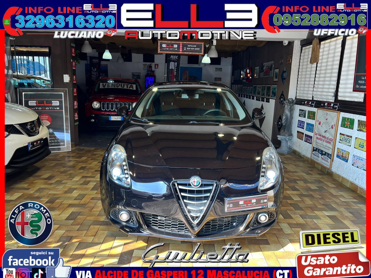 ALFA ROMEO GIULIETTA 1.6 MTJ 12/2014