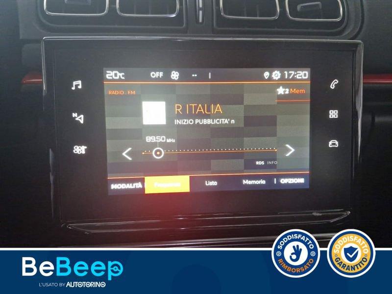 Citroën C3 1.2 PURETECH SHINE S&S 83CV NEOPATENTATI MY18