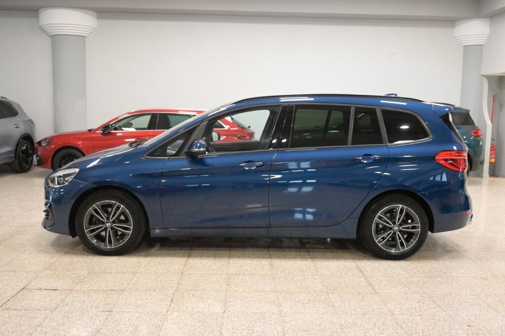 BMW 216D GRAN TOURER 116CV 6M. SPORT LINE ( FARI LED - PELLE - AMBIENT LIGHTS - CRUISE - NAVI - PARK ASSISTANT - TELECAMERA POST. - CERCHI 17 )