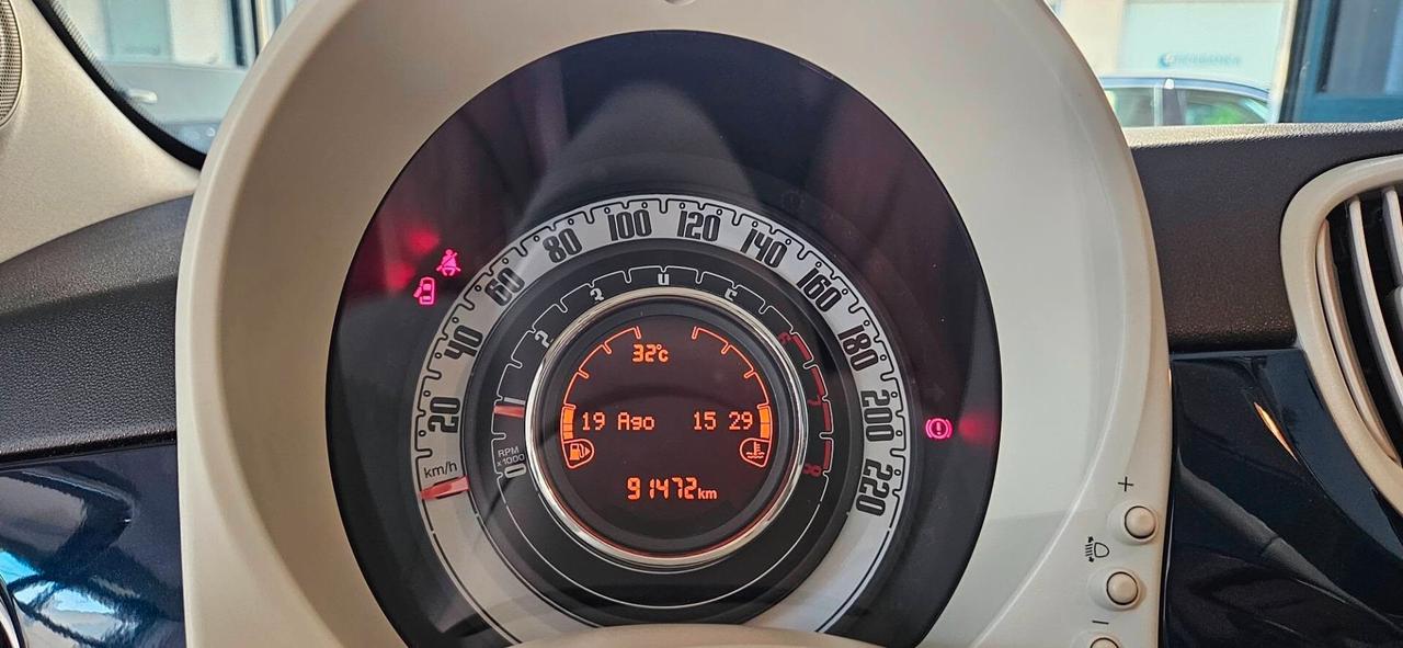 Fiat 500 1.2 Lounge (4 Cilindri) Tetto Panorama Genn 2020