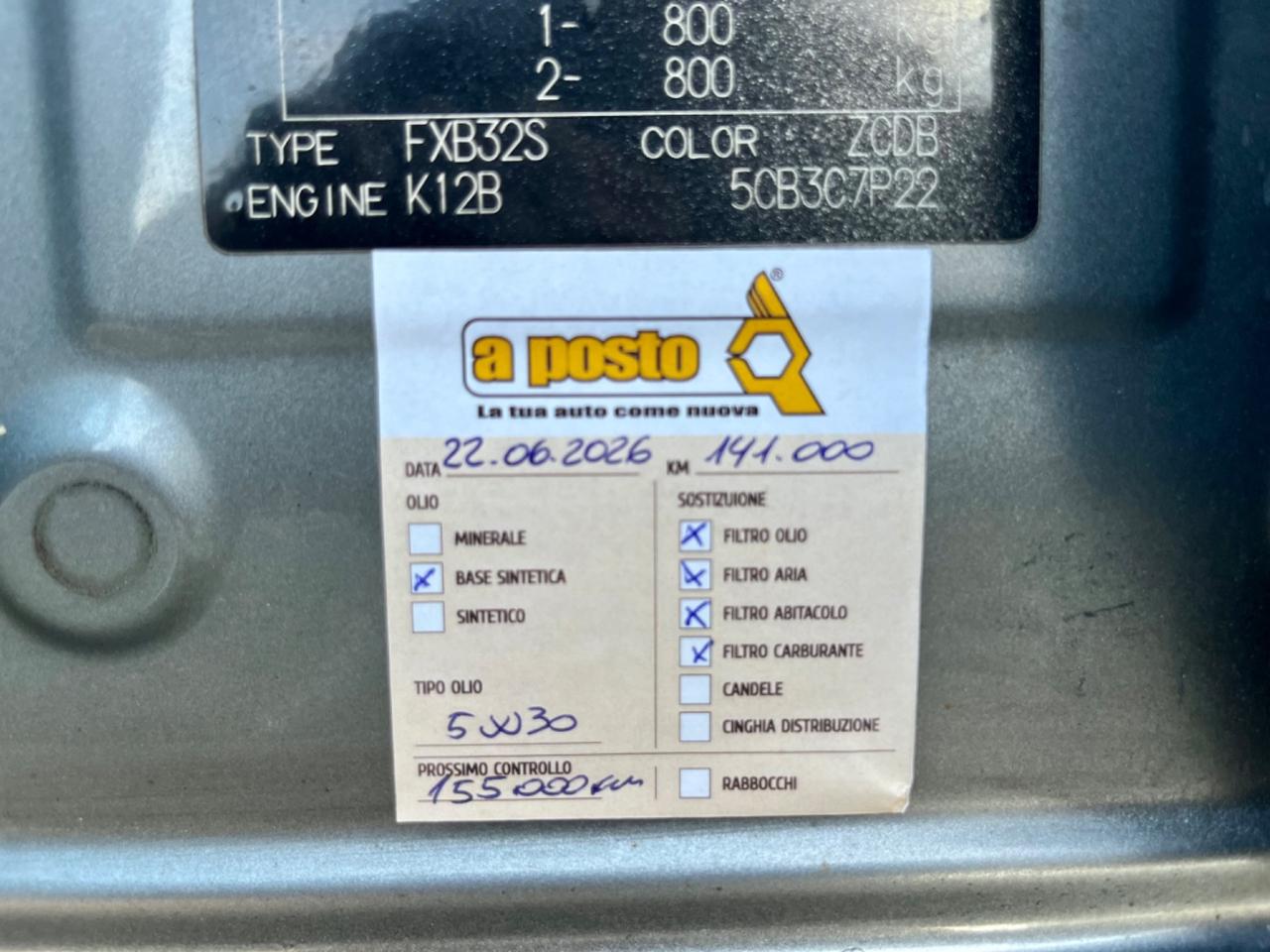 Opel Agila 1.2benz 2011 141.000km cambio automatico perfetta