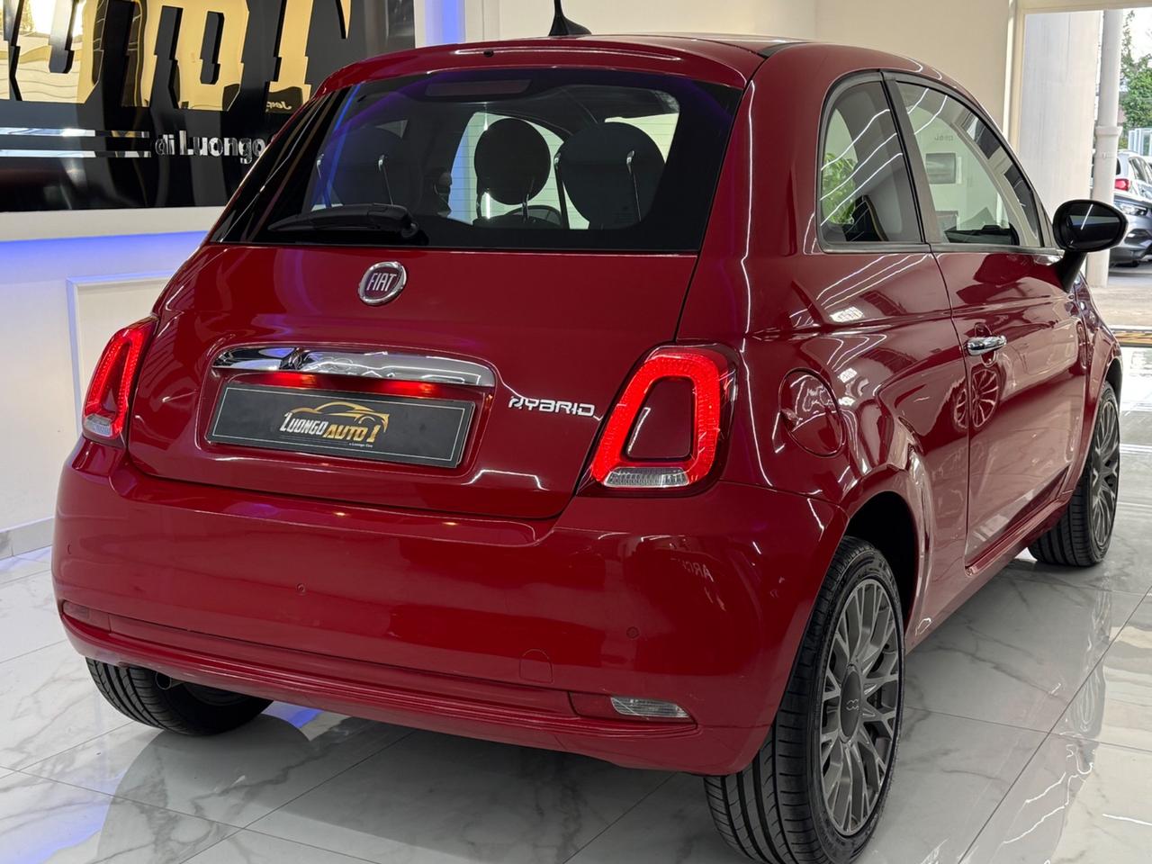 Fiat 500 1.0 Hybrid Red Full Optional