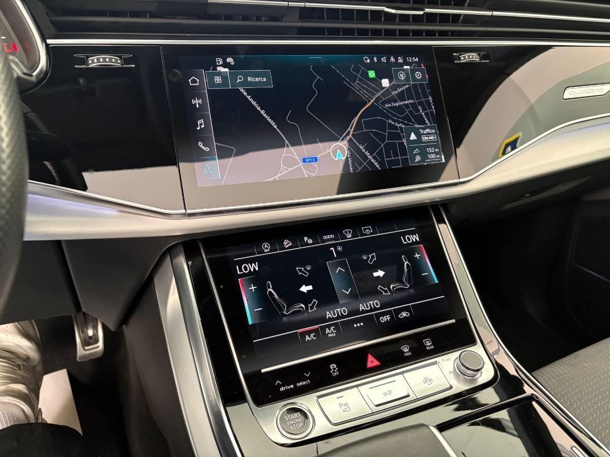 AUDI Q8 50 TDI 286CV QUATTRO S-LINE UNICO PROP/ TETTO/ MATRIX/ BANG&OLUFSEN/ TELECAMERE 360°