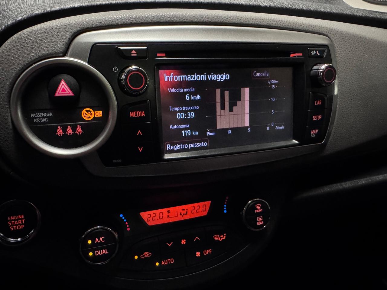 Toyota Yaris 1.3 5 porte Lounge con solo 92.065 km!