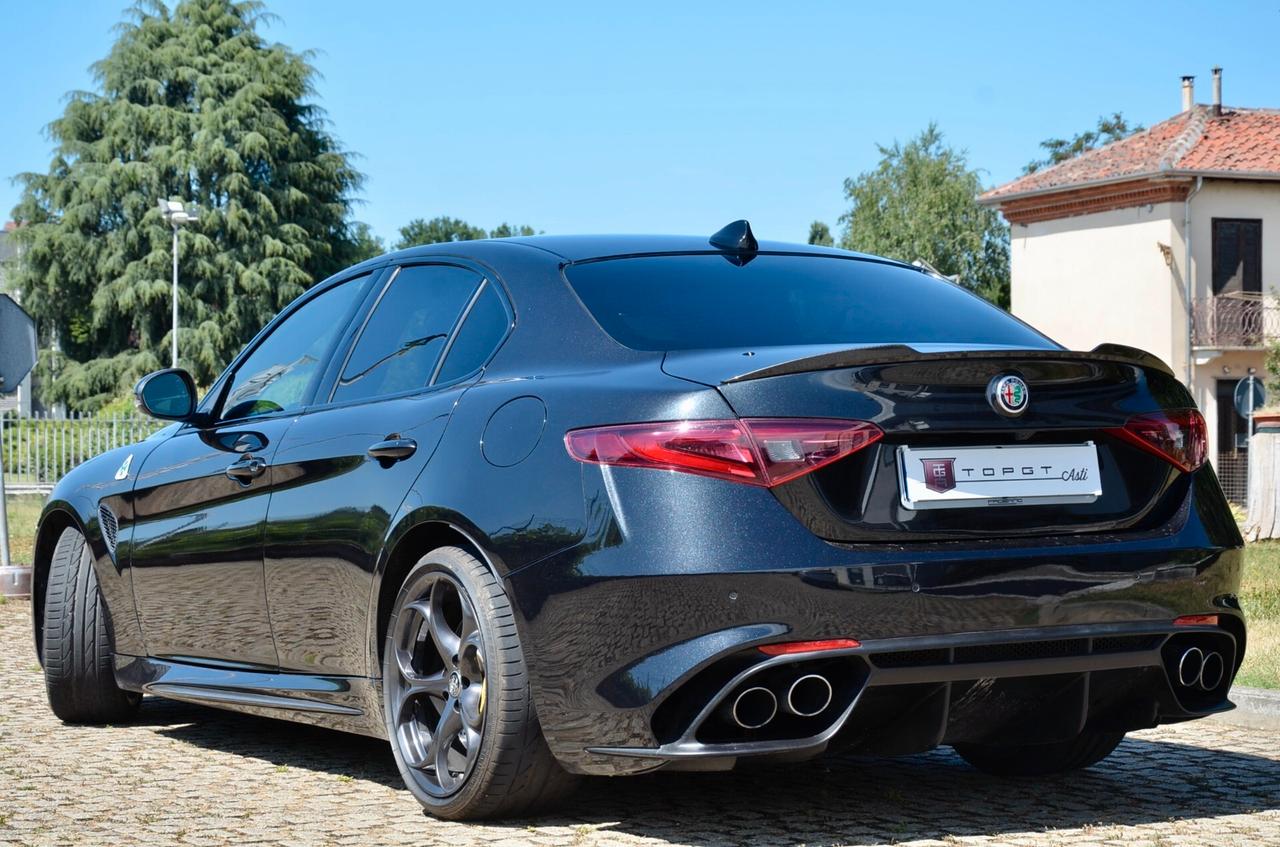 ALFA ROMEO GIULIA 2.9 T V6 QUADRIFOGLIO 510cv AUTO, SERVICE FCA, EURO 6B, HI-FI HARMAN/KARDON, NAVI, RETROCAMERA, XENO, PERMUTE