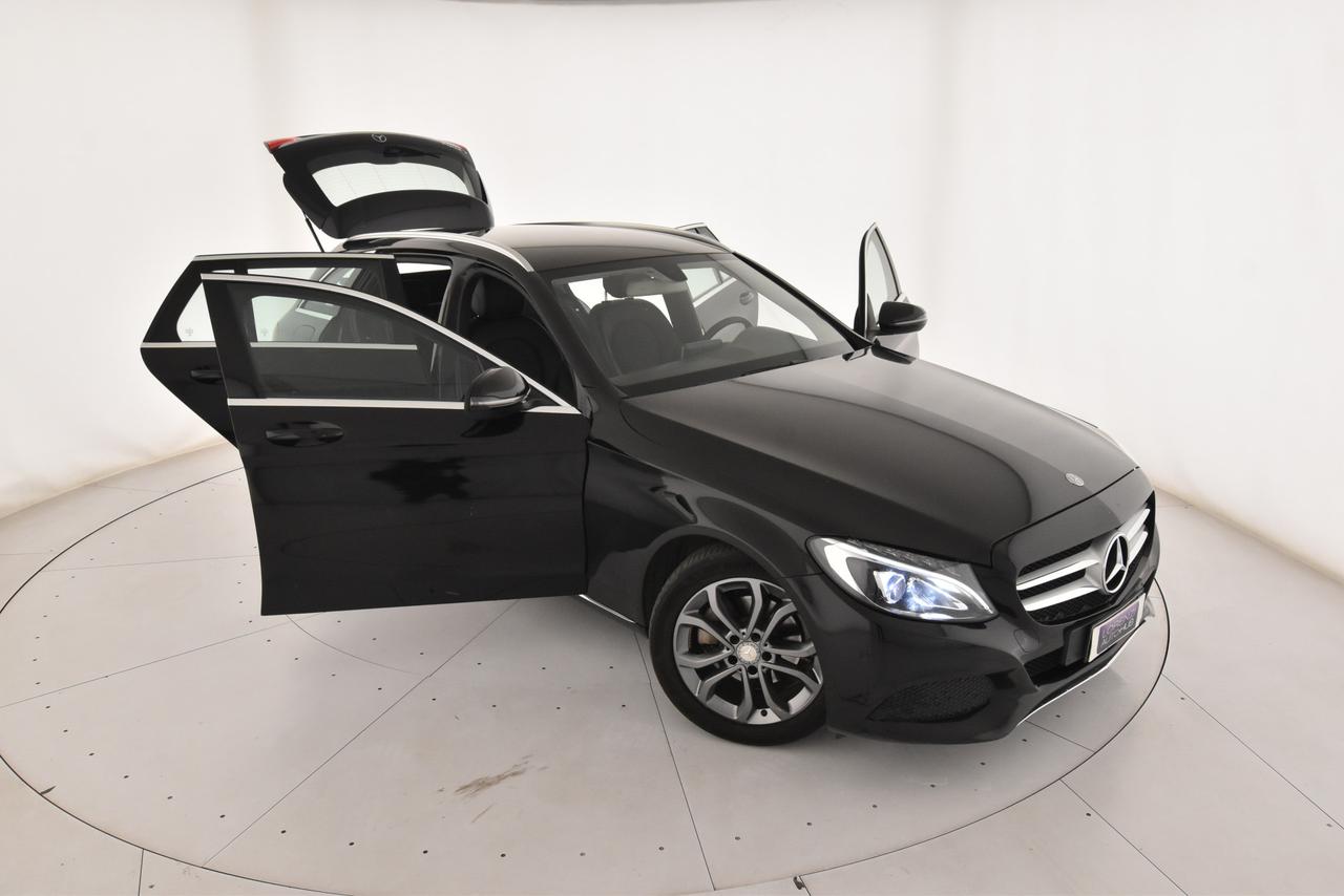 Mercedes-Benz C SW 200 d (bt) Sport auto PER COMMERCIANTI+LED+BLUETOOTH