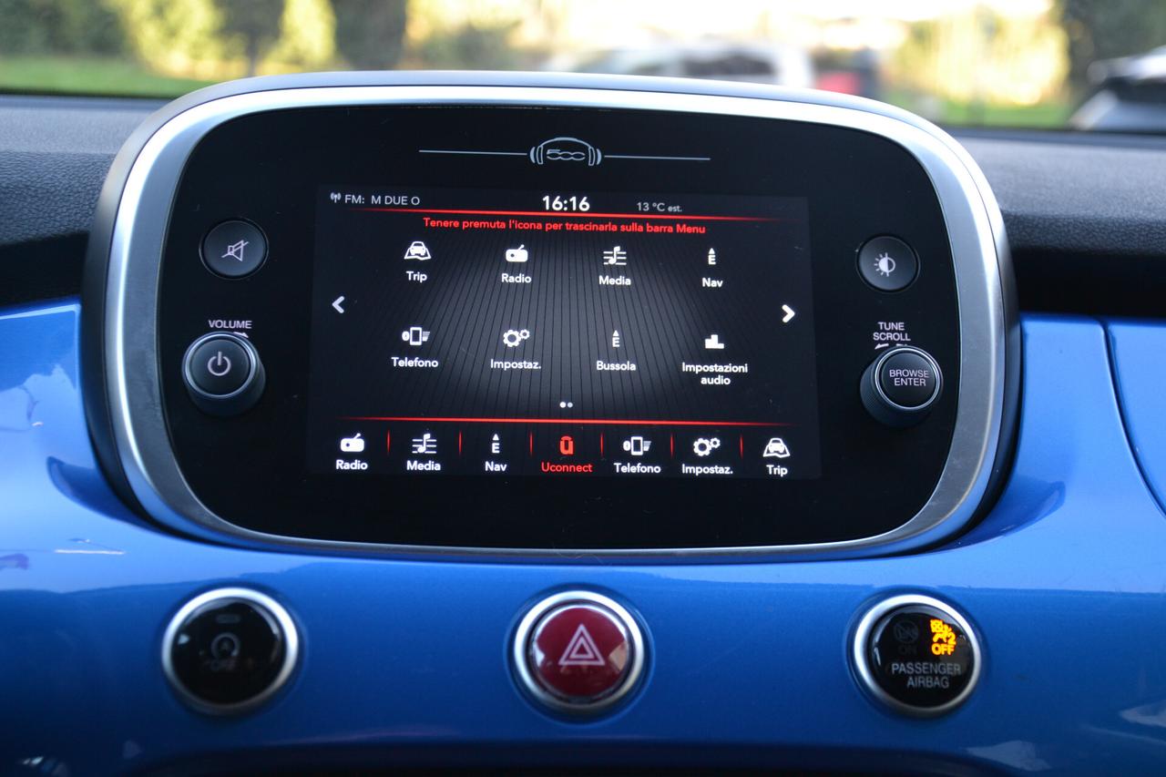 Fiat 500X 1.6 MJT 120CV AUT. NAVI+PDC+CRUISE+TEL+PRIVACY+E6