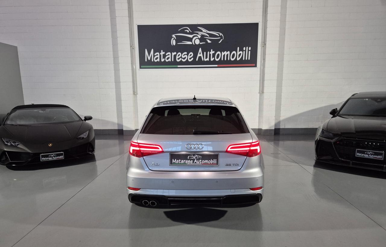 Audi A3 SPB S-Tronic S-Line 2.0cc 150cv 1 Proprietario