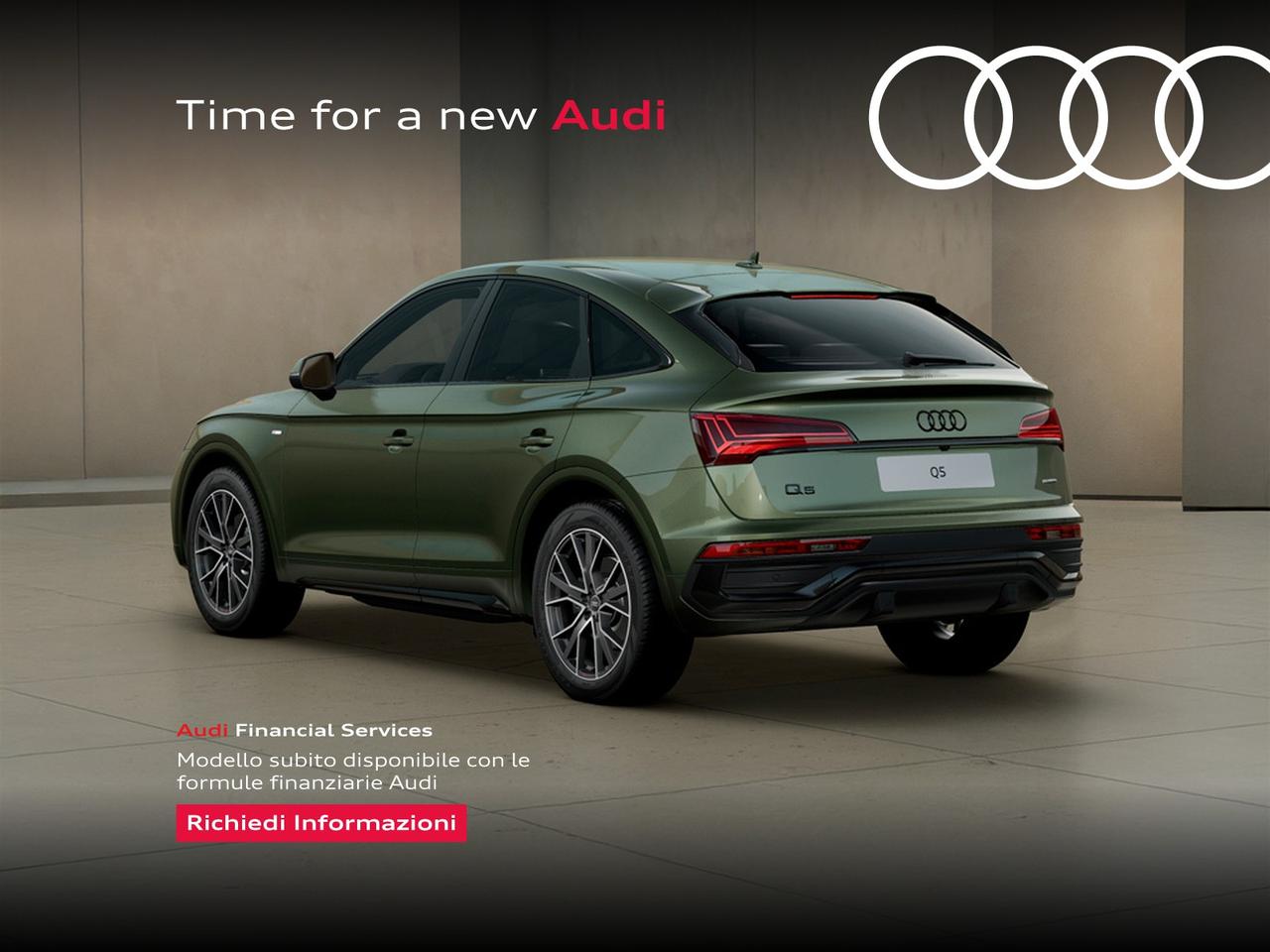 Audi Q5 sportback 2.0 tdi mhev+ s line edition quattro 204cv s-tronic