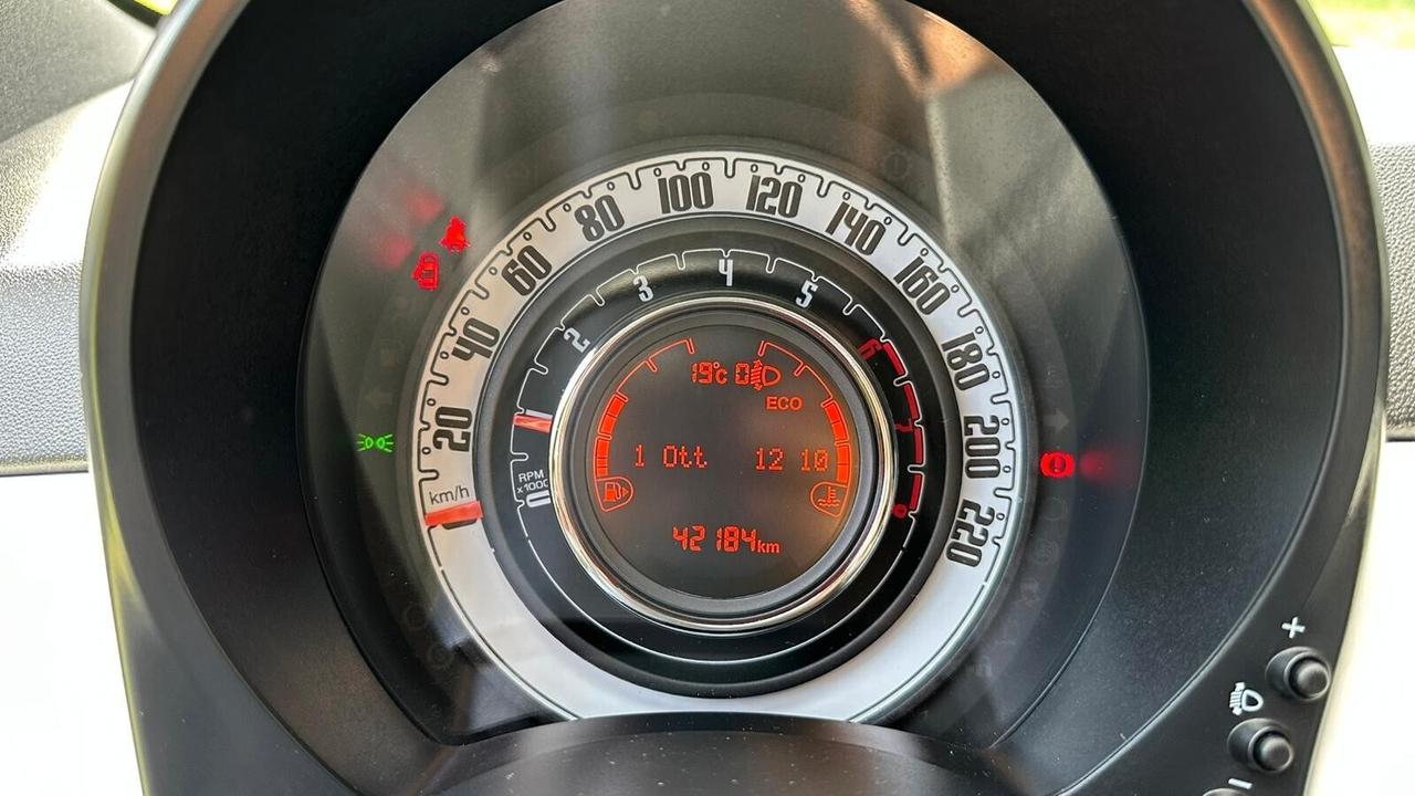 Fiat 500 0.9 TwinAir Turbo 85 CV Lounge NEOP 2019 PERFETTA leggi testo