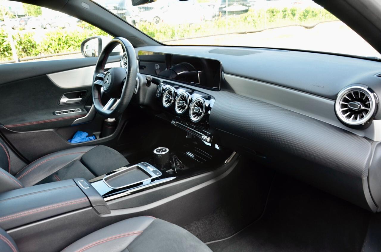MERCEDES-BENZ A 180 AMG LINE PREMIUM PLUS 136cv AUTO, SERVICE MERCEDES, FULL LED, RETROCAMERA, LUCI 64 COLORI, PERMUTE